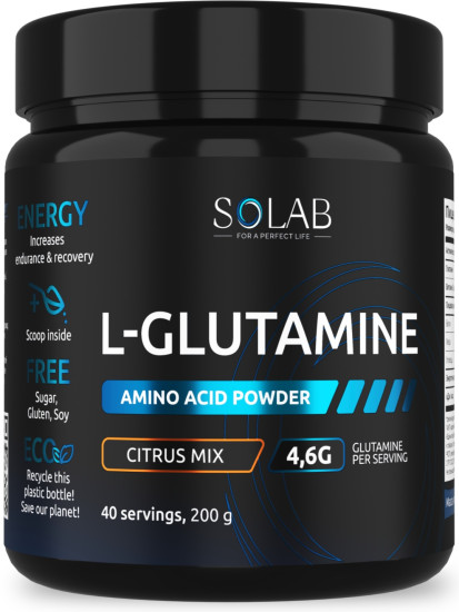 Аминокислота L-Glutamine цитрусовый микс