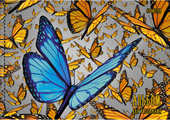 Альбом для рисования «Butterfly»