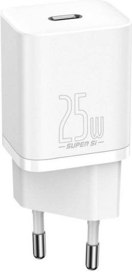 СЗУ Baseus Super Si CCSP020102 3A 25W Type-C порт, Белый