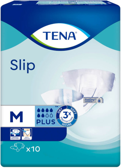 подгузники д/взр Slip Plus Medium 10 шт.
