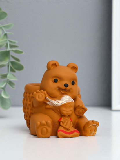 Подставка для мелочей «Медведь с корзинкой»