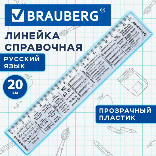 Линейка справочная «Русский язык»