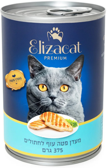 Влажный корм для кошек с курицей и фетой, 375 г.