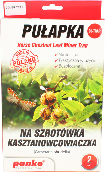 Феромонная ловушка для клея из листьев каштана, 2 шт., панировка.