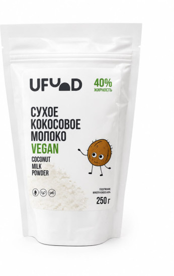 Сухое кокосовое молоко , 40% Vegan250 гр