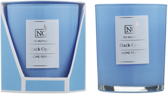 Свеча ароматизированная «Home perfume. Black Opium»
