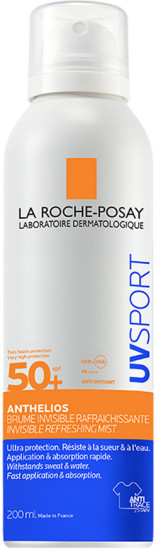 Солнцезащитный освежающий спрей для лица SPF 50+