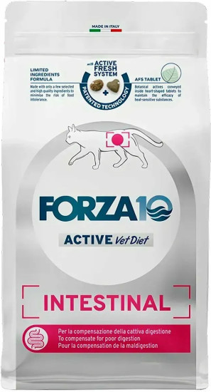 Сухой ветеринарный корм для кошек при заболеваниях ЖКТ Active Intestinal