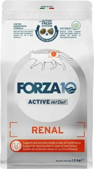 Сухой ветеринарный корм для взрослых кошек при заболеваниях почек Renal Active