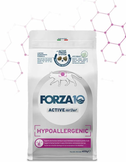 Сухой ветеринарный корм для кошек при пищевой аллергии Active Hypoallergenic