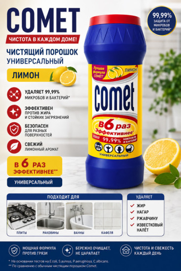 Чистящий порошок «Лимон»