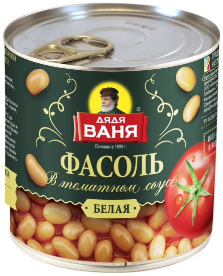 Фасоль белая в томатном соусе