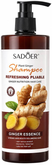 SADOER Ginger Shampoo — имбирный шампунь для роста и укрепления волос