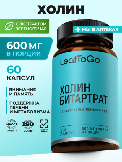 Холин Битартрат 600 мг