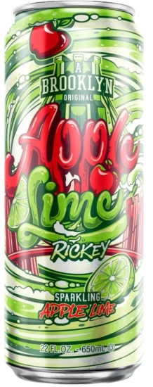 Газированный напиток Apple Lime Rickey со вкусом яблока и лайма, 650 мл