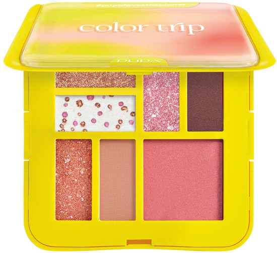 Палетка для макияжа лица и глаз «Eye and Face Palette», оттенок 001 Pretty Trip