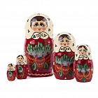 Матрешка «Клубничка» 5 куколок
