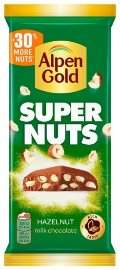 Шоколад молочный с фундуком «Super Nuts»
