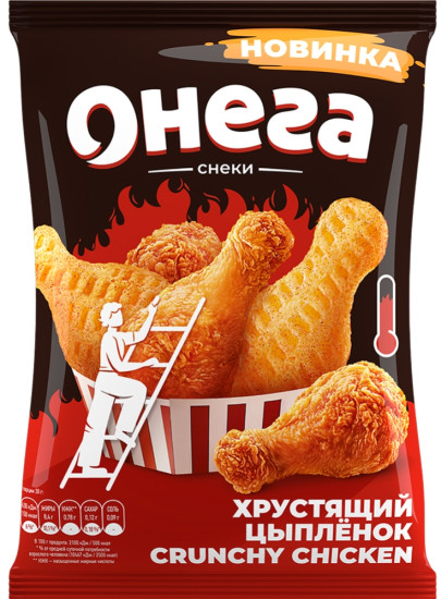 Снэки со вкусом хрустящего цыпленка «Кранчи Чикен»