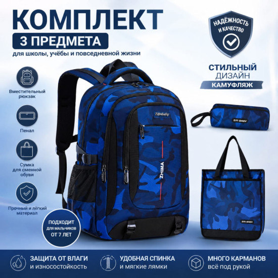 Рюкзак синий