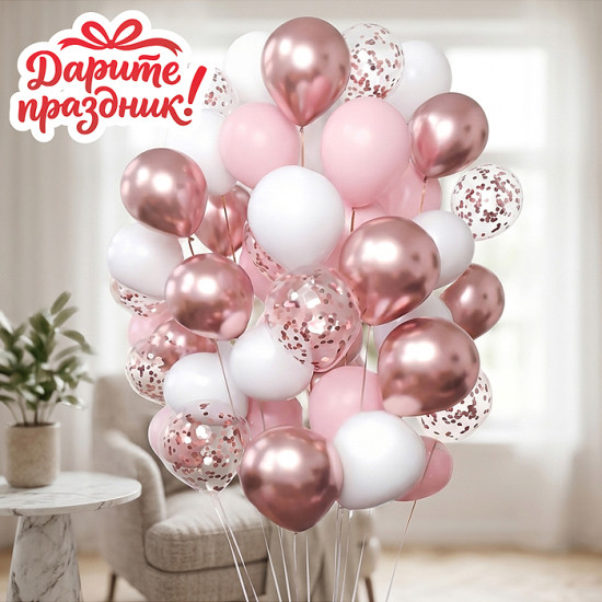 Фонтан из шаров «Нежность»