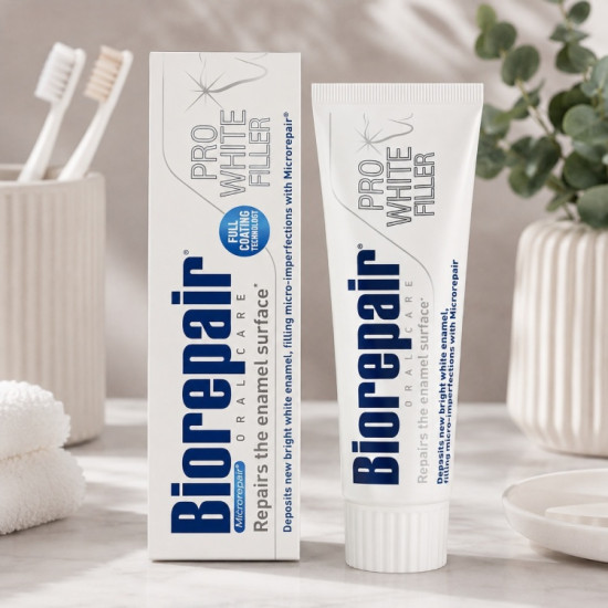 Зубная паста Biorepair Pro White поддерживающая белизну, 75 мл