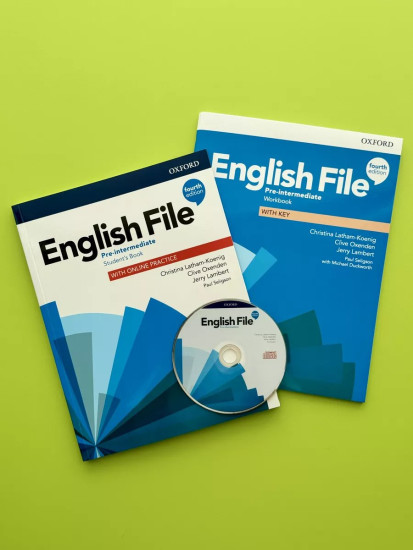 English File Pre-Intermediate. 4th Edition. Student's Book + Workbook + CD