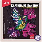 Картина из пайеток «Райская птичка»