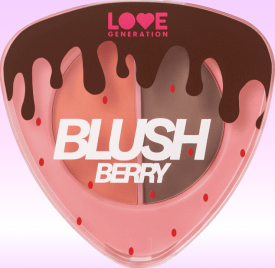 Палетка для контуринга лица — Contouring Face Palette «BlushBerry», тон 01, Strawberry Short