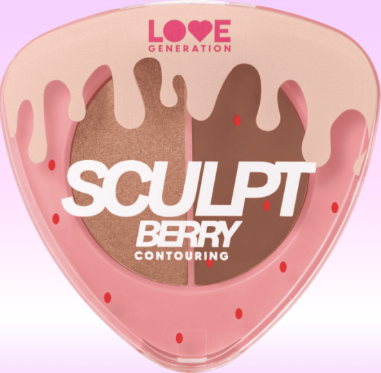 Палетка для контуринга лица — Contouring Face Palette «SculptBerry», тон 01, Cocoa Milk