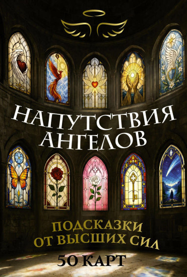 Колода «Напутствия ангелов. Подсказки от высших сил. 50 карт»