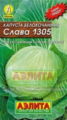 Семена. Капуста белокочанная «Слава 1305», 0.5 г