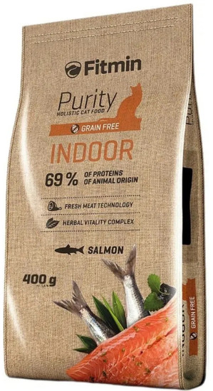 Сухой беззерновой корм для домашних кошек Cat Purity Indoor