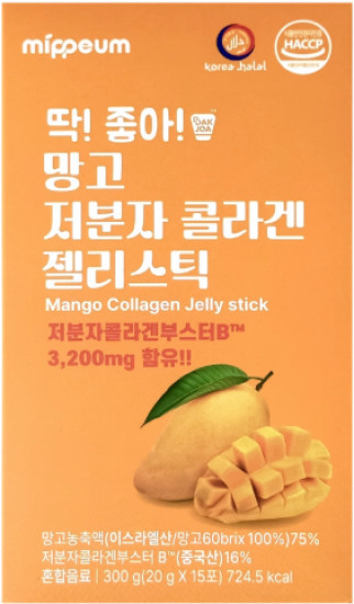 Коллаген стик со вкусом манго 15шт Mango Collagen stick