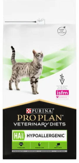 Сухой корм для взрослых кошек Veterinary Diets HA Hypoallergenic, птица