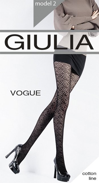 Колготки фантазийные «Vogue 2» (caffe, 120 den) | Art G