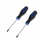 Набор отверток «TUNDRA comfort» 2 предмета 6х100 ( -,+ )