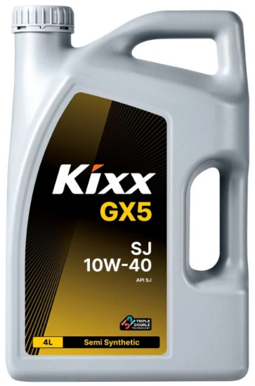 Моторное масло полусинтетическое Kixx GX5 SJ 10W-40, 4 л