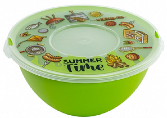 Миска Summer time с крышкой