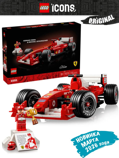 Icons Ferrari F2004 и Михаэль Шумахер 11375