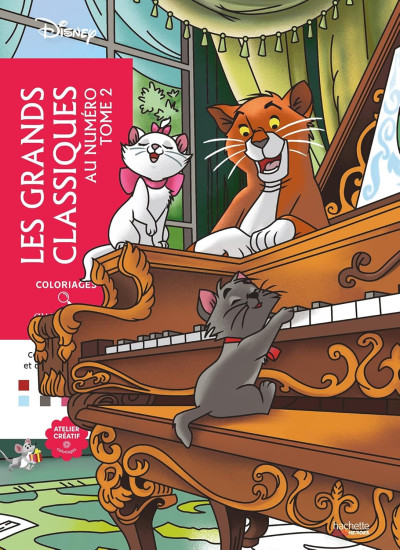 Раскраска по номерам «Les Grands classiques Tome 2 — au numéro »