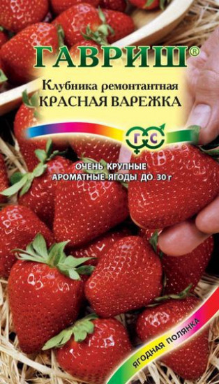 Земляника «Красная варежка», 0,01 г