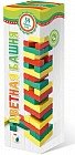 Игра настольная «Башня цветная с кубиком»