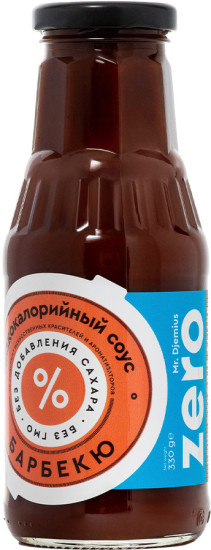 Низкокалорийный соус «Барбекю» Mr. Djemius ZERO 330 гр