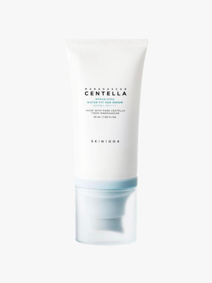 Madagascar Centella Hyalu-Cica Water-Fit Sun Serum SPF50+ PA++++ Солнцезащитная сыворотка