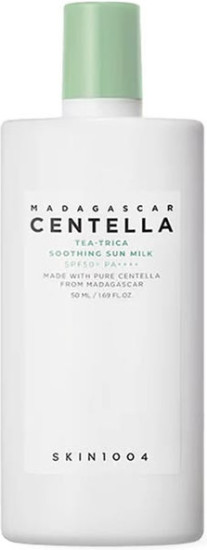 Madagascar Centella Tea-Trica Soothing Sun Milk SPF50+ PA++++ Молочко