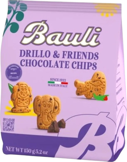 Печенье с шоколадной крошкой «Drillo & friends»