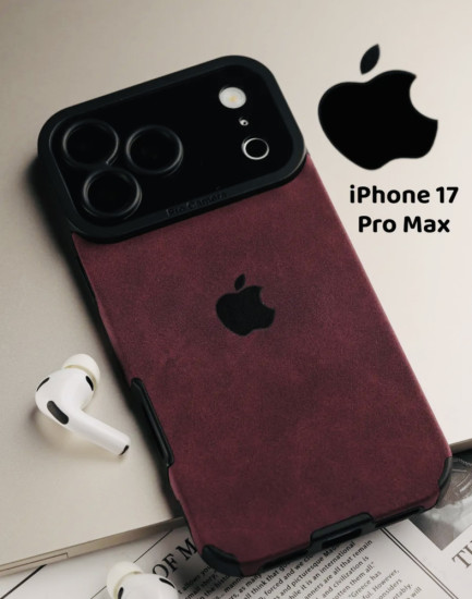 Чехол бордовый для 17 pro Max