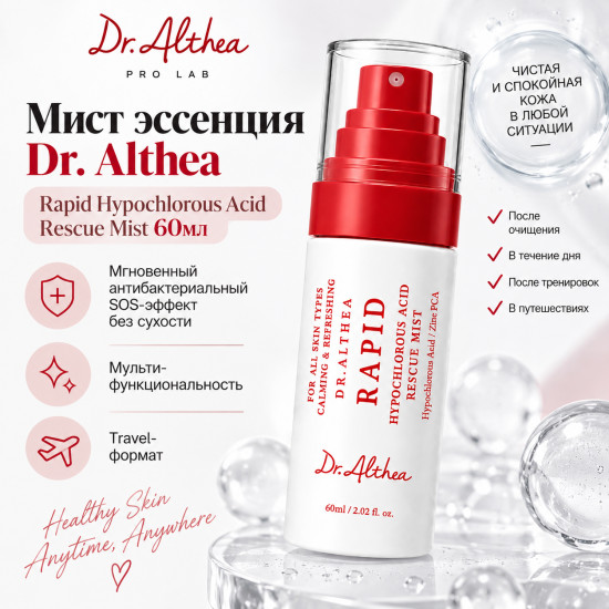 Мист для лица «Rapid Hypochlorous Acid Rescue Mist»