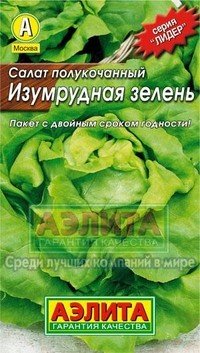 Семена. Салат «Изумрудная зелень», 0.5 г